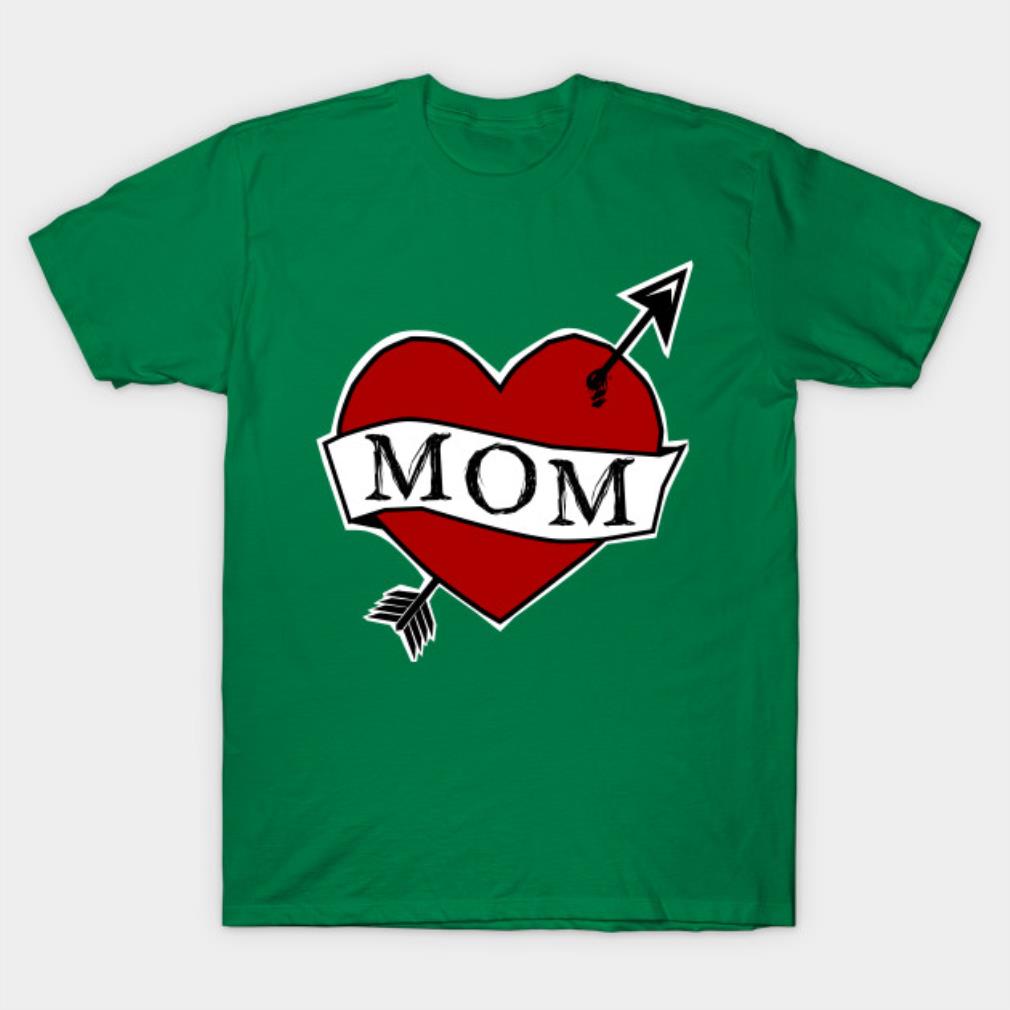 MOM old school tattoo style Happy Mother's Day T-shirt