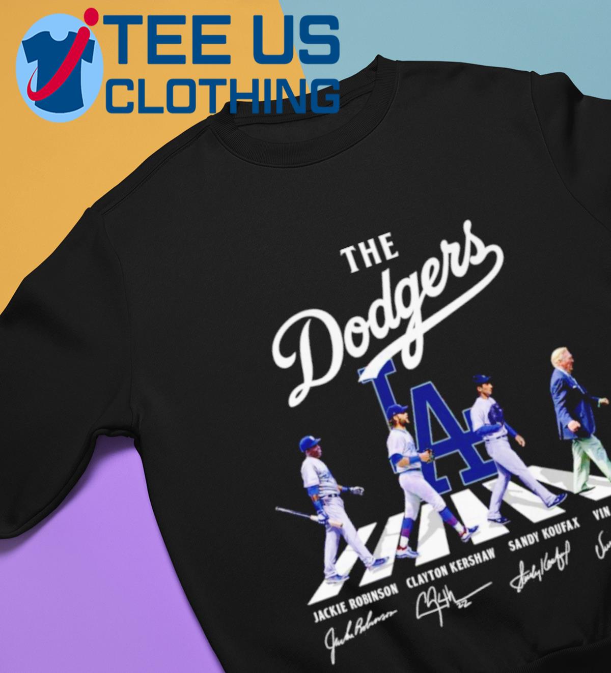 The Dodgers Abbey Road Signatures Los Angeles Dodgers T-shirt