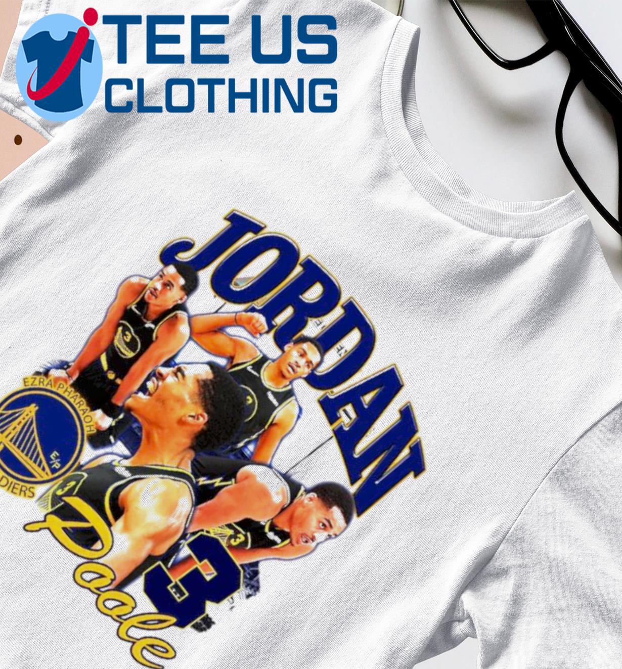 Jordan Poole Vintage 90s Style Warriors T-Shirt
