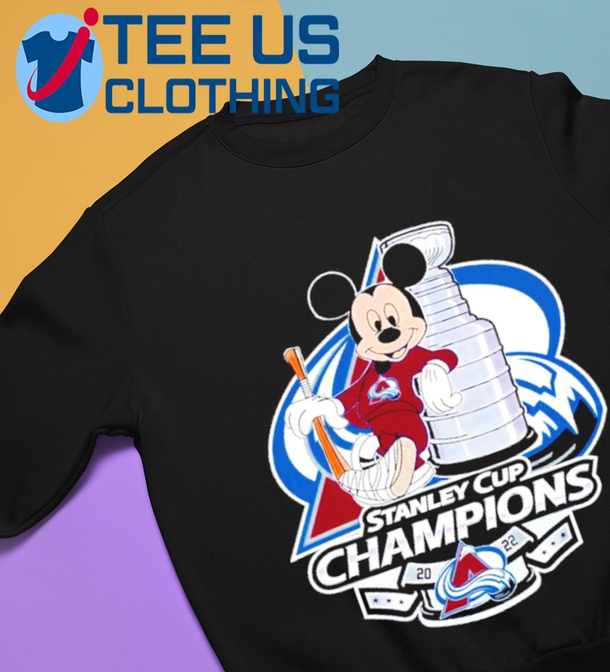 Mickey Mouse Colorado Avalanche 2022 Stanley Cup Champions Shirt -  NVDTeeshirt