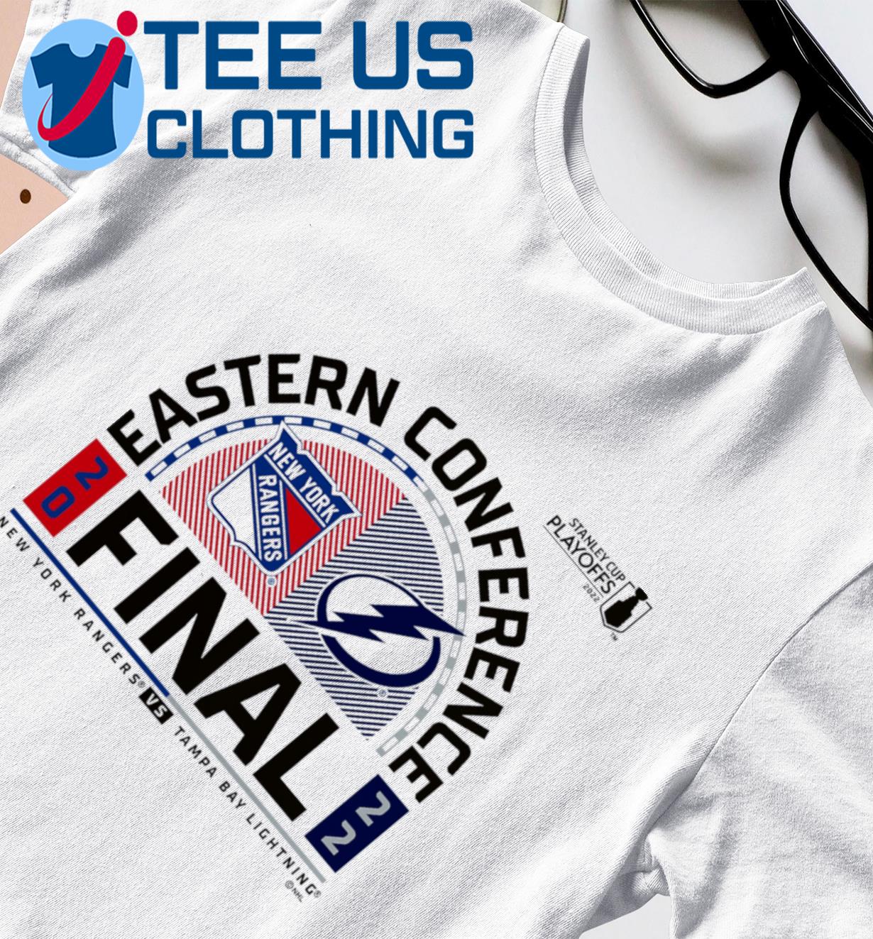 New York Rangers vs Tampa Bay Lightning 2022 Stanley Cup Playoffs Eastern  Conference Finals shirt, hoodie, sweater, long sleeve and tank top
