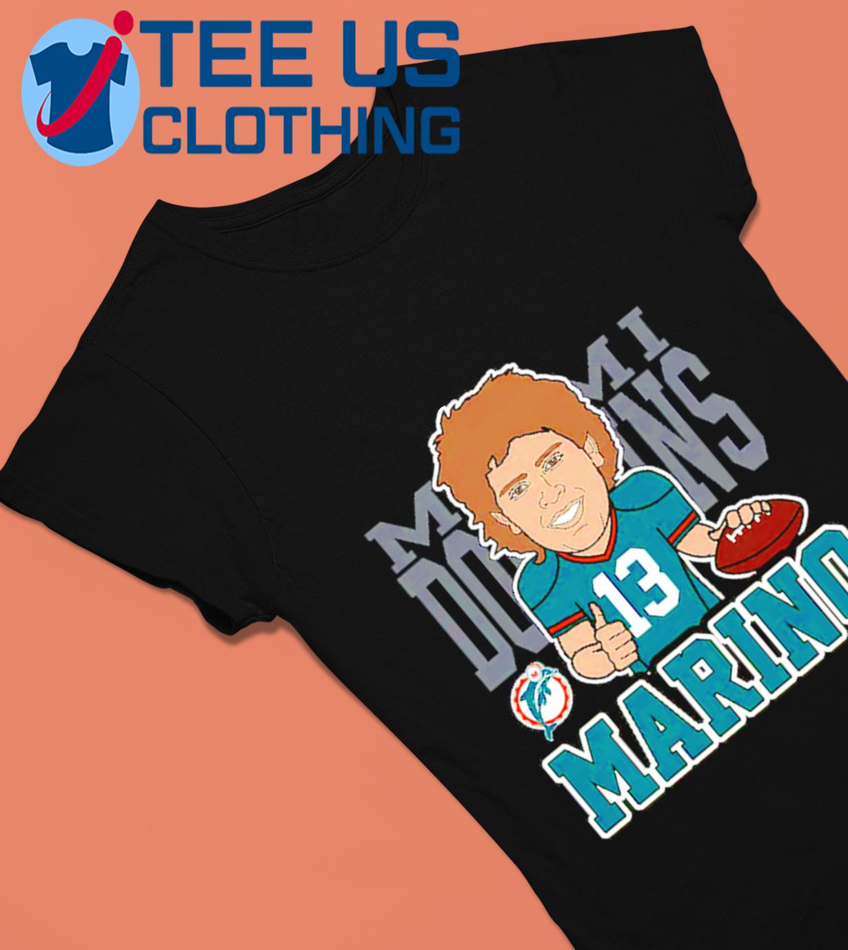 Dan Marino Miami Dolphins Mitchell & Ness Youth Caricature Graphic shirt,  hoodie, sweater, long sleeve and tank top