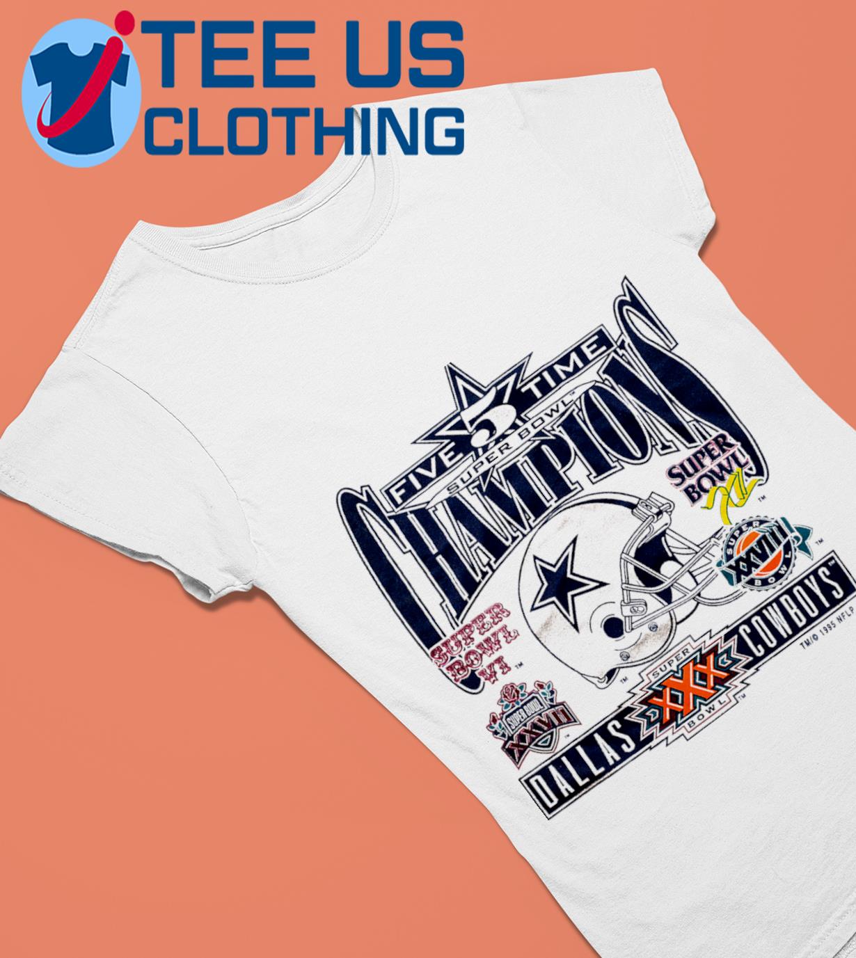 Champions super bowl five time Dallas Cowboys shirt, hoodie, sweater, long  sleeve and tank top