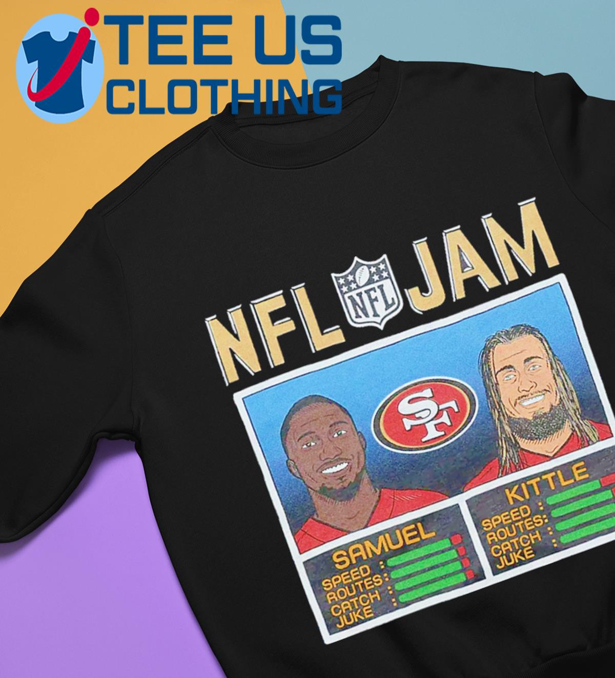 NFL Jam Deebo Samuel and George Kittle San Francisco 49ers T-Shirt - TeeHex