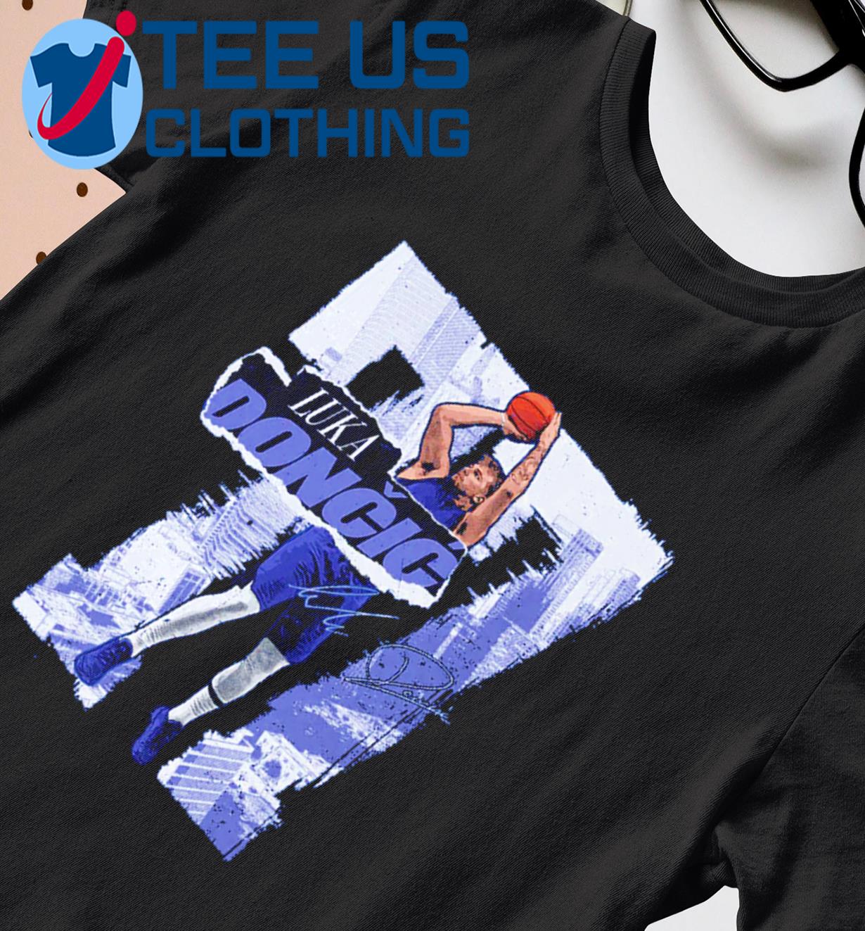 Luka Doncic Men' S Cotton T-Shirt Dallas Basketball Hyper W Wht  Sweatshirt Classic - AnniversaryTrending