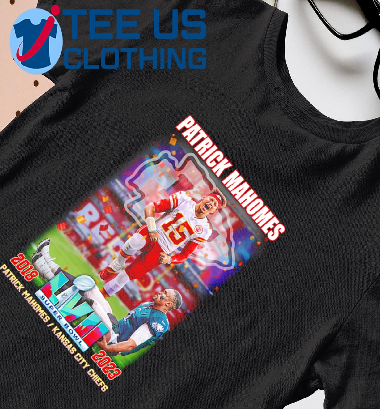 Kansas City Chiefs Patrick Mahomes 2018-2023 Super Bowl shirt in 2023