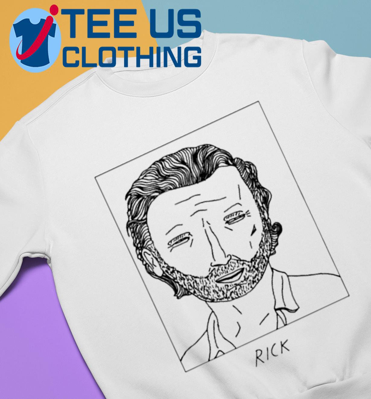 Official Badly Drawn Rick Grimes Walking Dead Shirt, hoodie 
