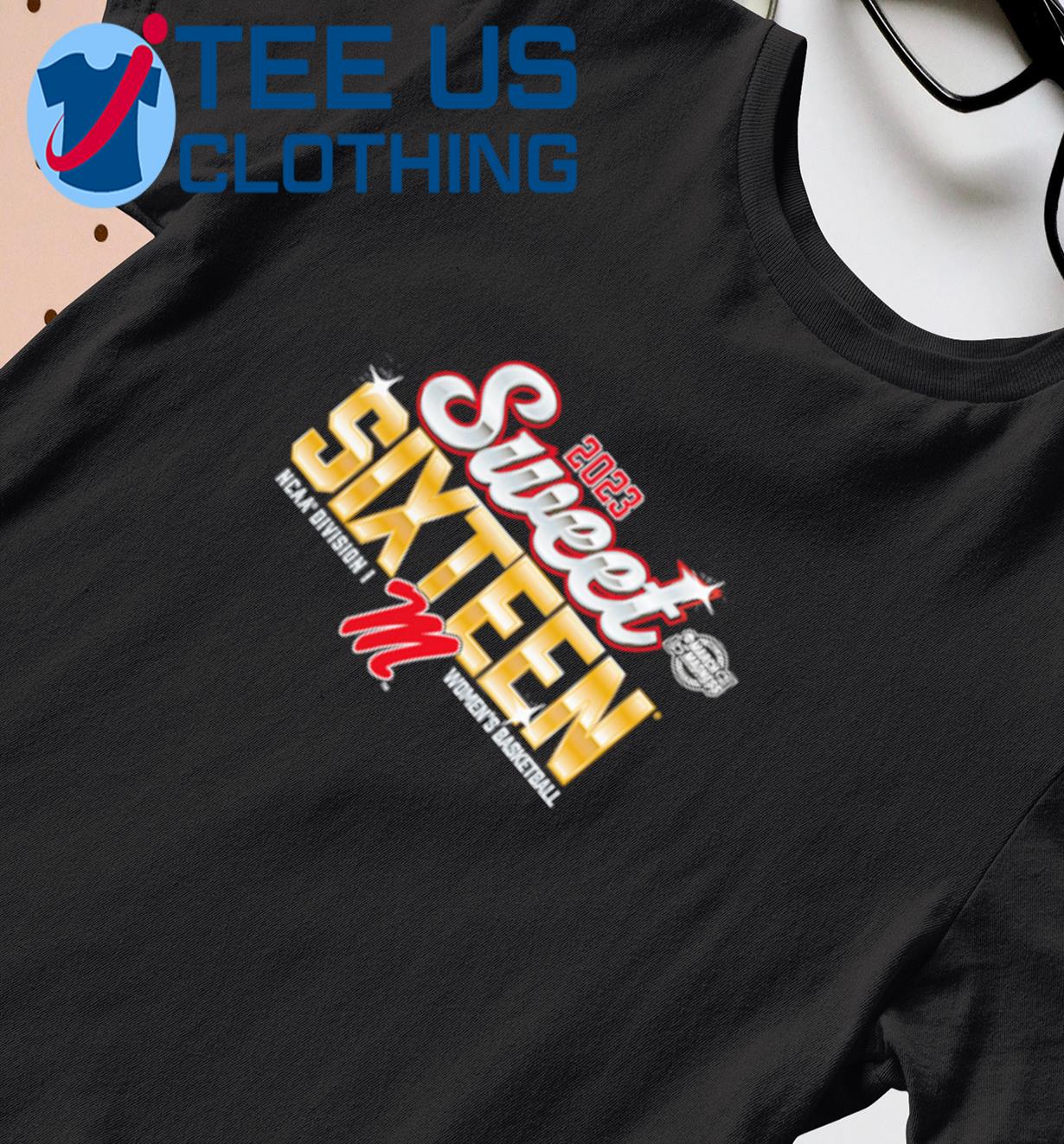 Ole Miss Rebels 2023 NCAA Women's Basketball Tournament March Madness Sweet 16 shirt