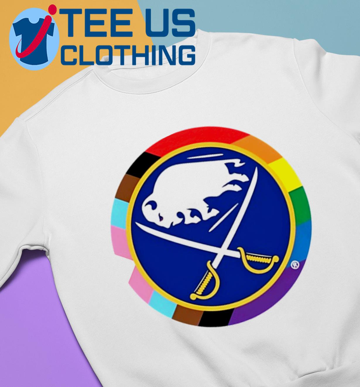 Pride buffalo sabres logo shirt, hoodie, sweater, long sleeve and tank top