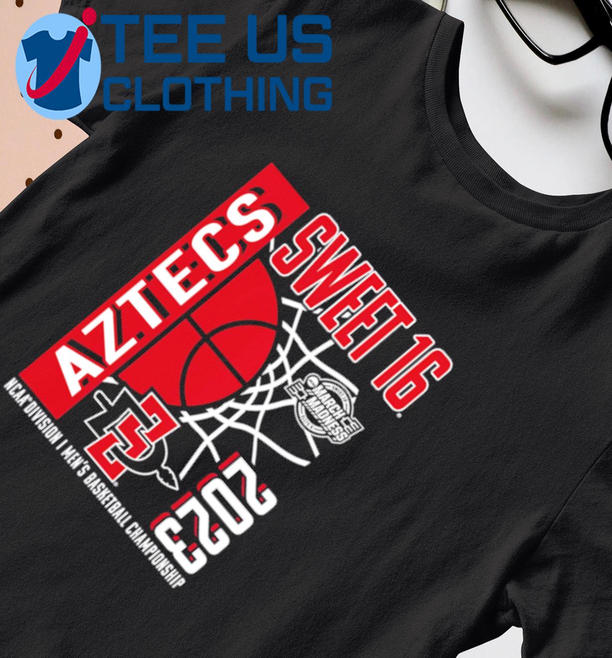 San Diego State Aztecs 2023 NCAA Men's Basketball Tournament March Madness Sweet 16 shirt