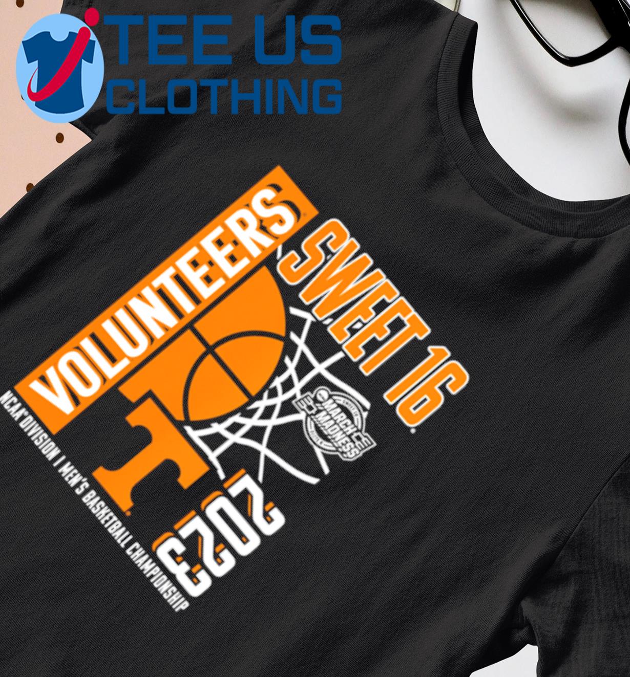 Tennessee Volunteers 2023 NCAA Men's Basketball Tournament March Madness Sweet 16 shirt