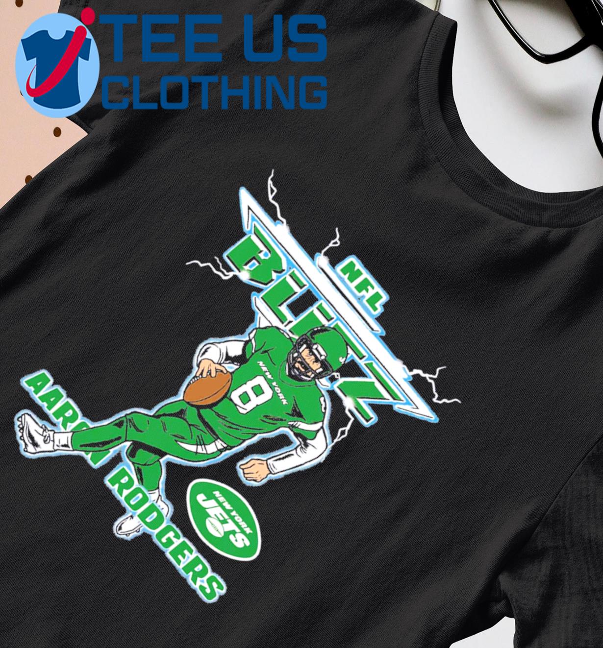 Aaron Rodgers New York Jets Homage Blitz Shirt