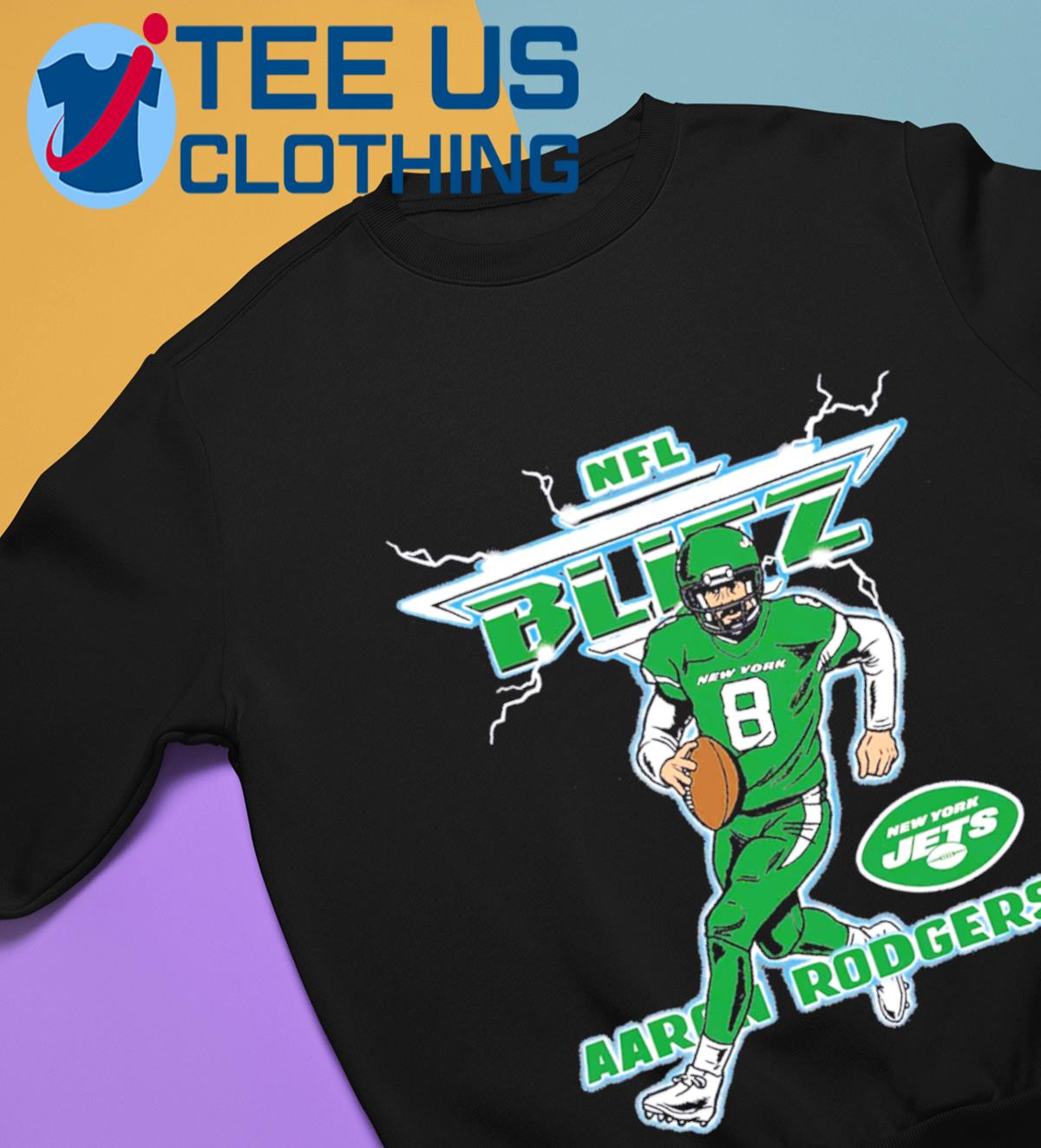 NFL Blitz New York Jets Aaron Rodgers Shirt, hoodie, sweater, long sleeve  and tank top