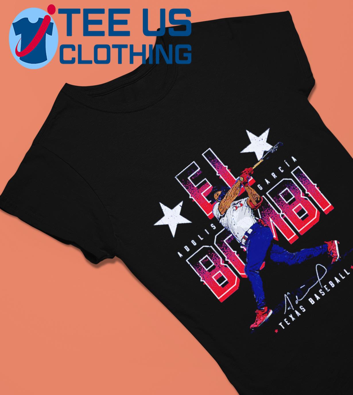  Adolis Garcia - El Bombi - Texas Baseball T-Shirt