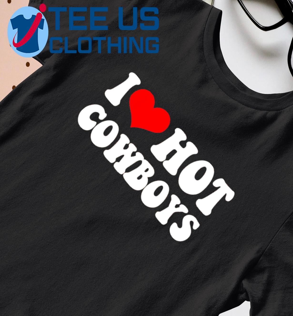 I Love Cowboys Shirt - I Heart Cowboys Long Sleeve T-Shirt