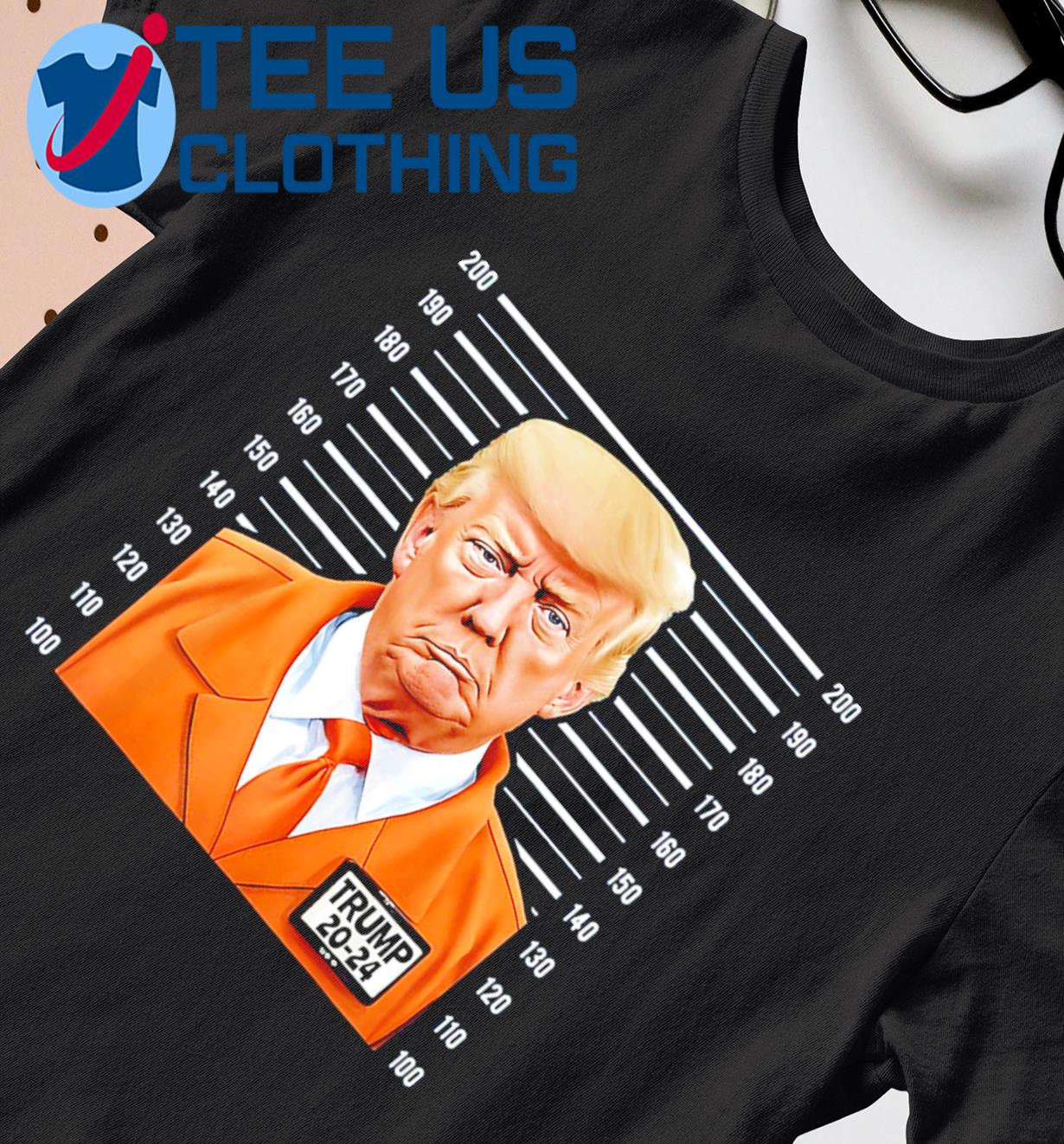 Trump 2024 Prisoner Mugshot Funny Shirt