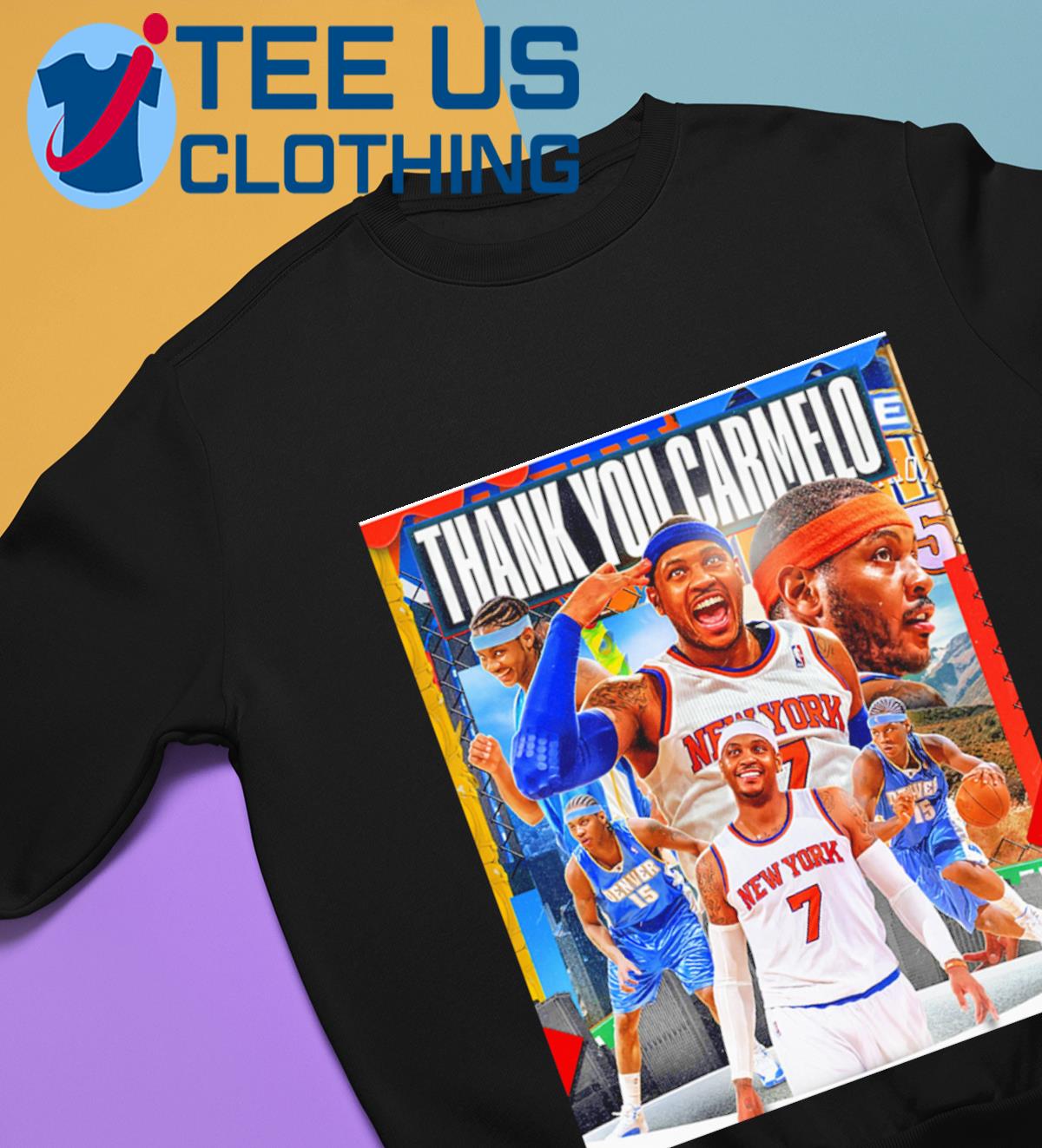 Thank You Carmelo Anthony NBA Shirt