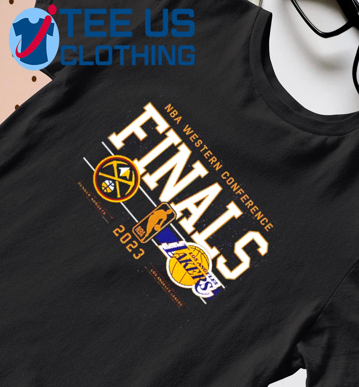 Los Angeles Lakers Vs. Denver Nuggets Sportiqe NBA Western Conference Finals Matchup Tri-Blend 2023 Shirt