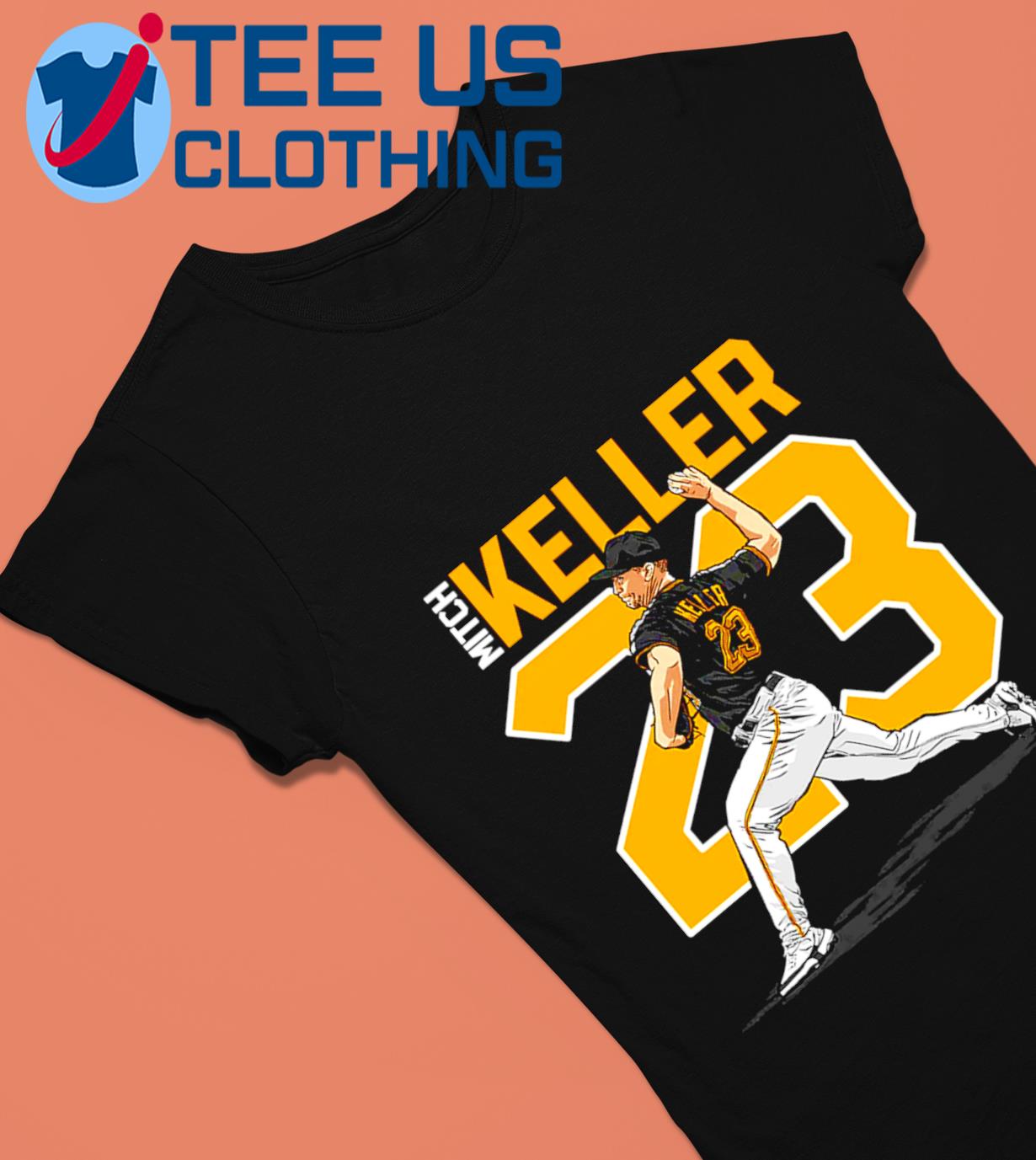 Mitch Keller 23 MLBPA Pittsburgh Baseball Player T-Shirt