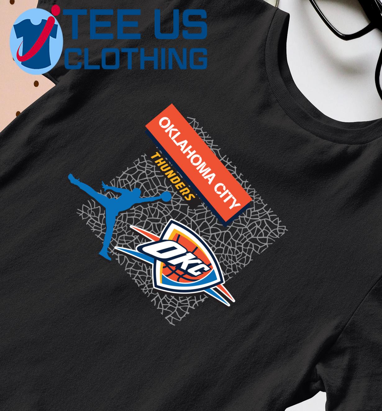 Oklahoma City Thunders Basketball 2023 Jordan shirt