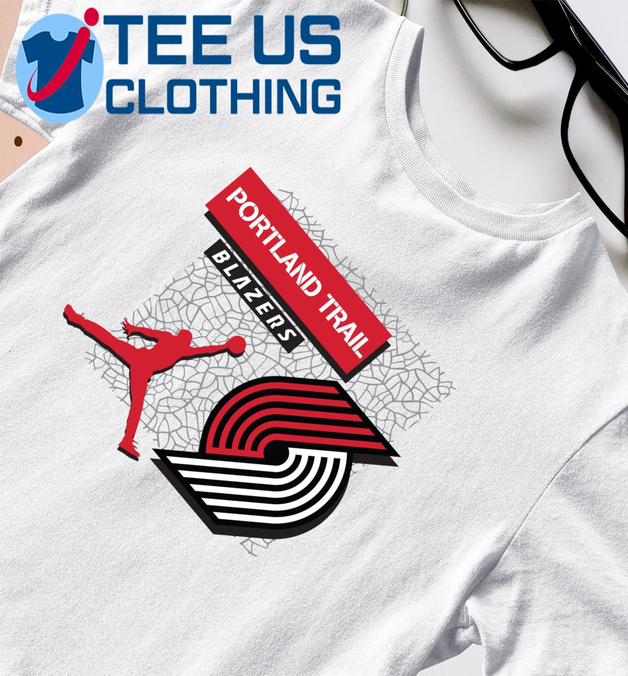 Portland Trail Blazers Basketball 2023 Jordan shirt