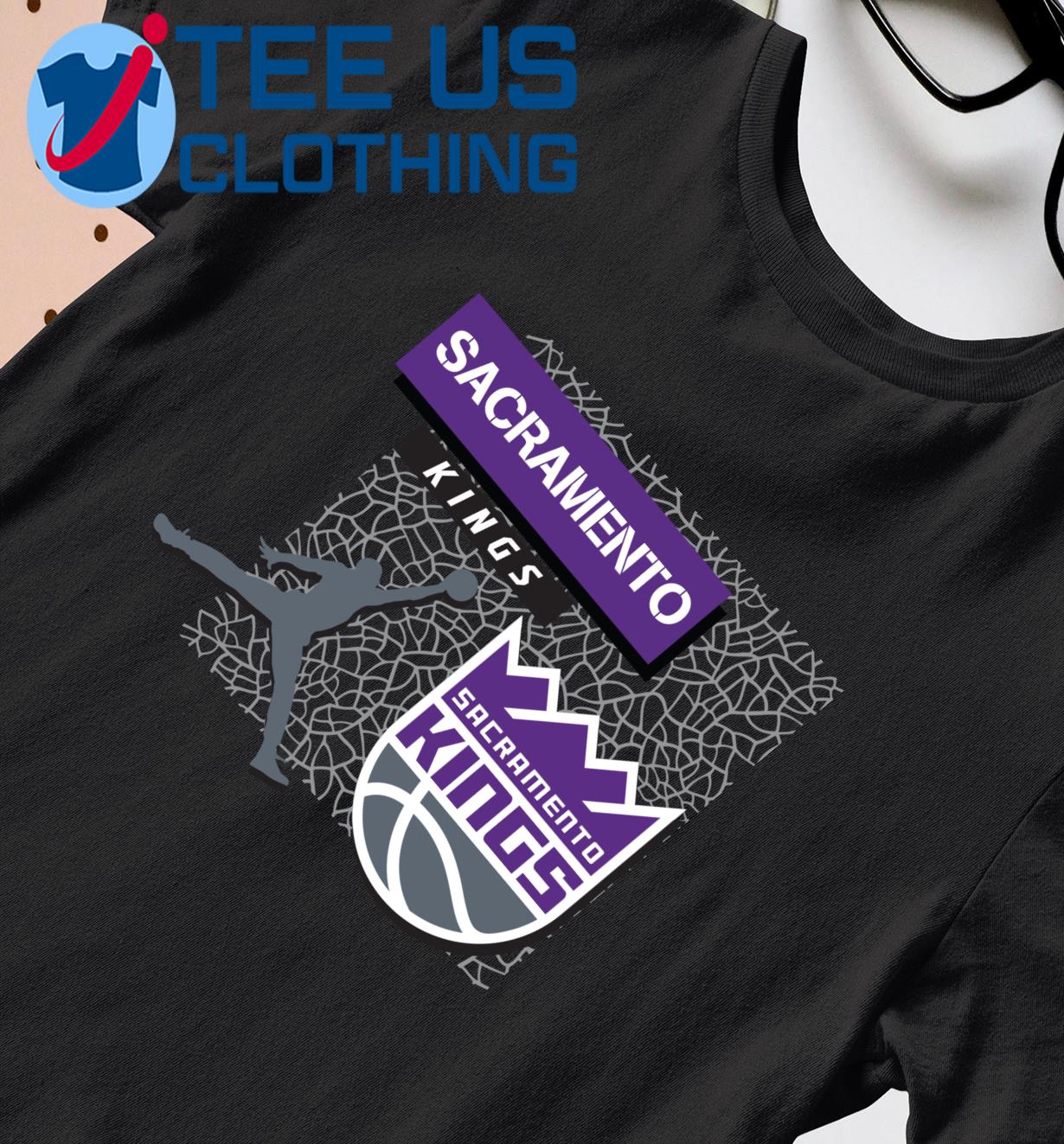 Sacramento King Basketball 2023 Jordan shirt