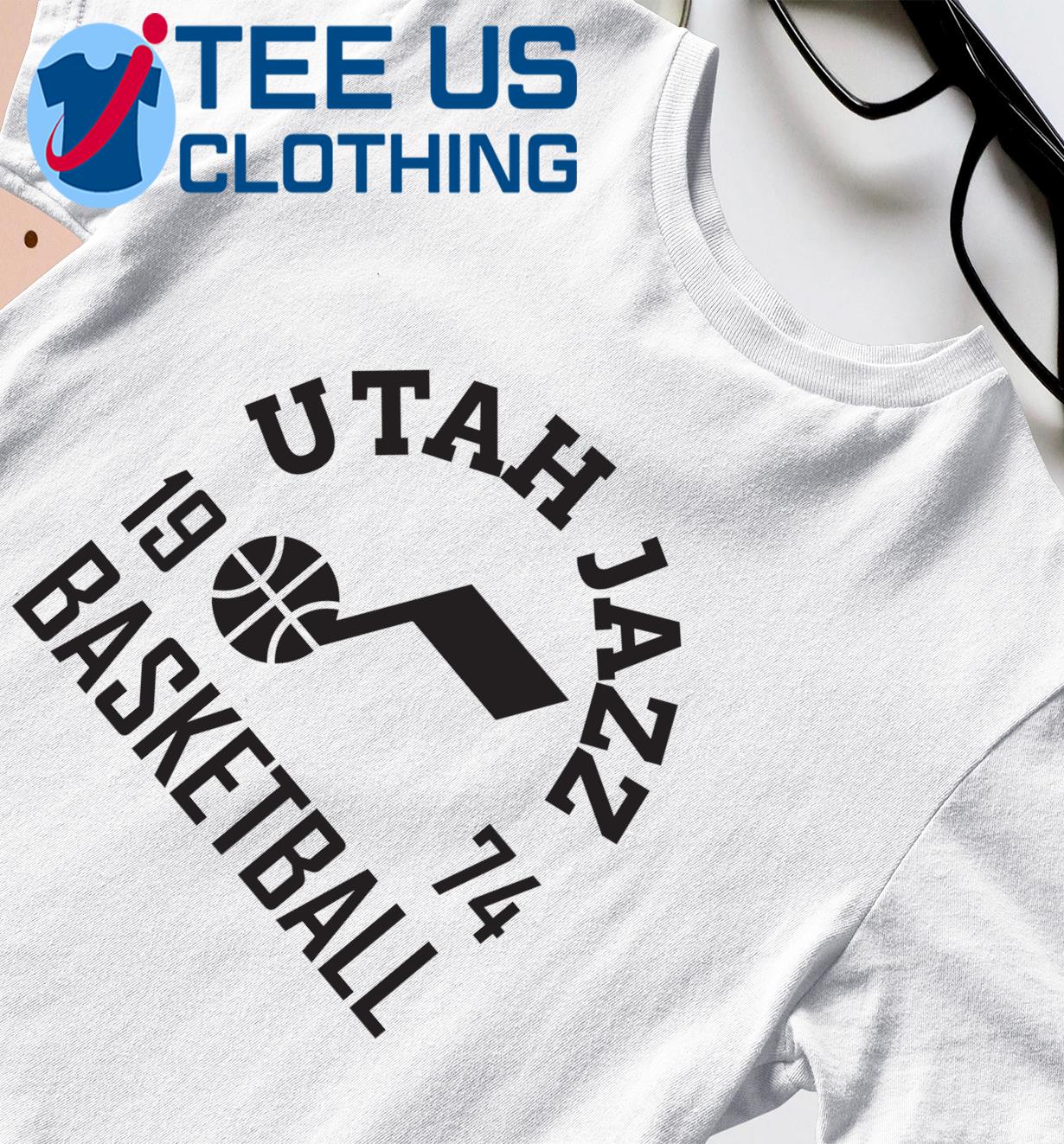 Utah Jazz Basketball 1974 shirt
