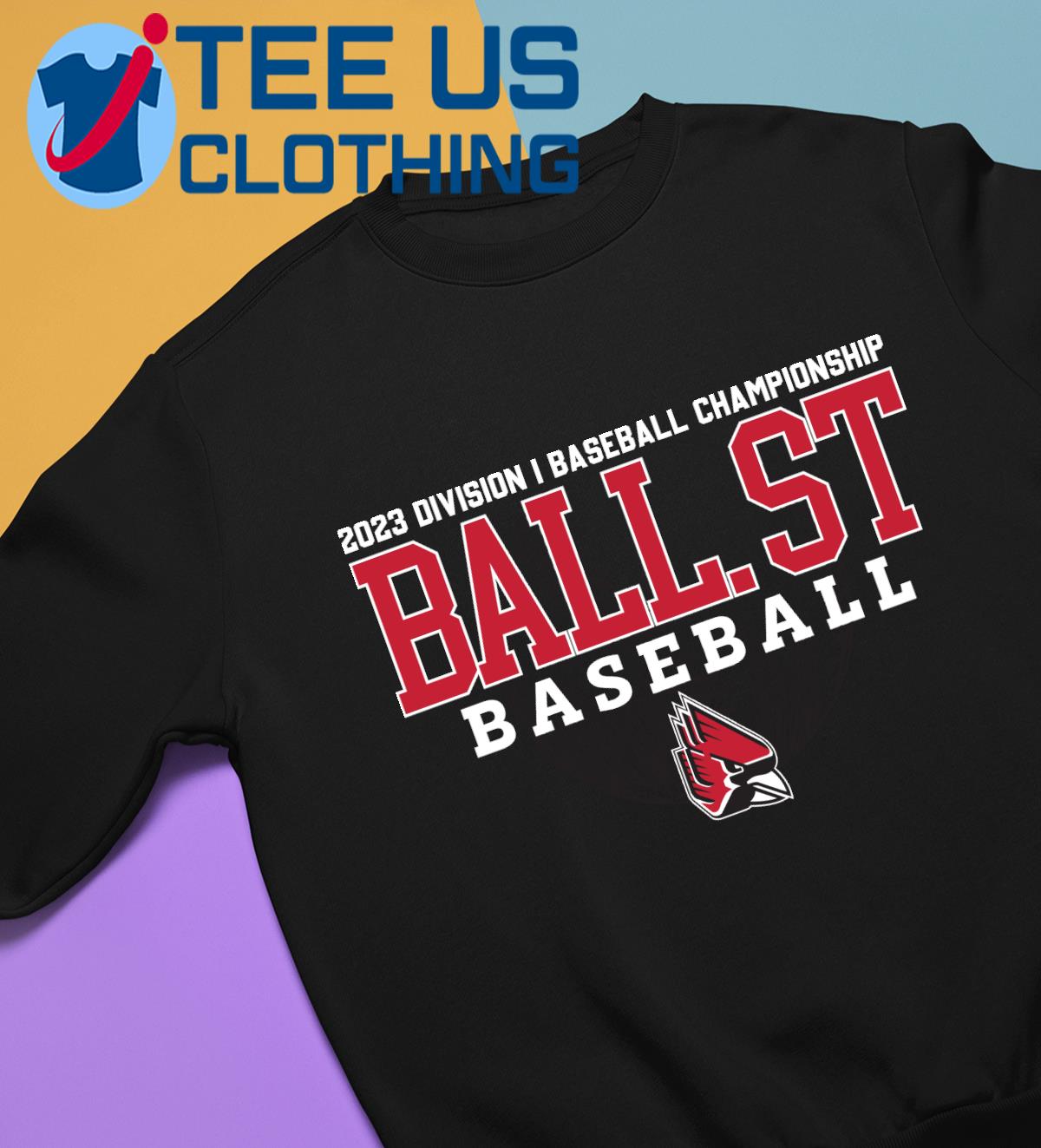 Funny ball State Cardinals 2023 Ncaa DI baseball men's Champions logo T- shirt, hoodie, sweater, long sleeve and tank top