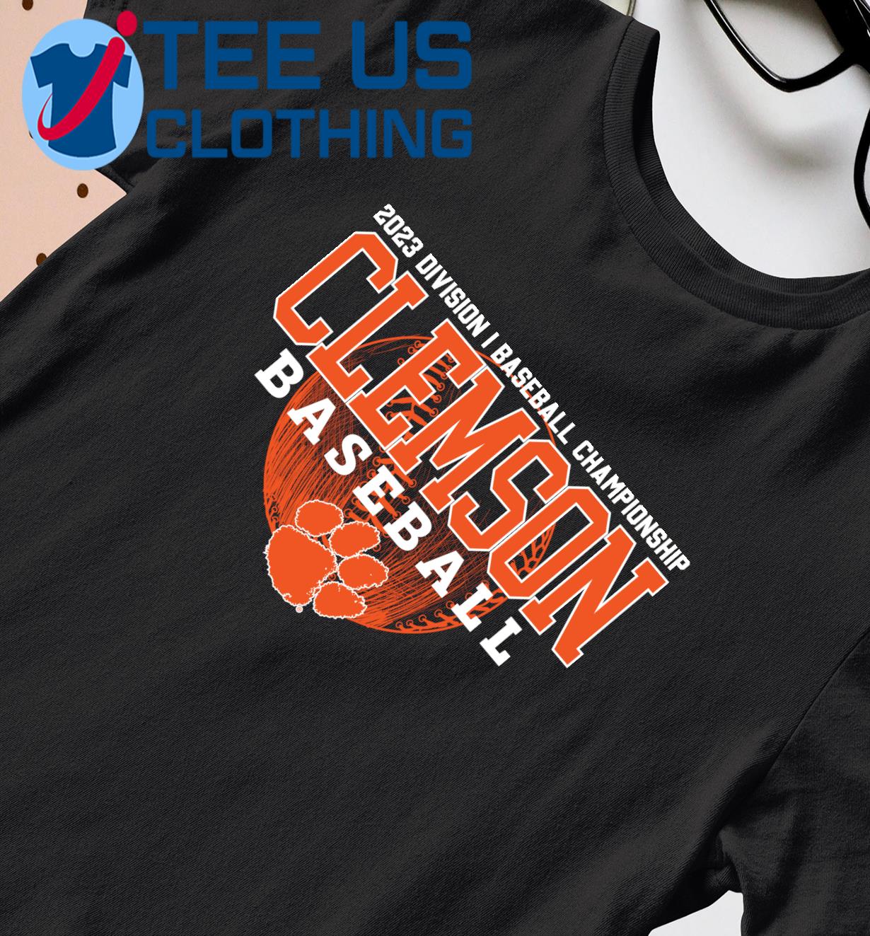 2023 Division I Champions Baseball Clemson Tigers Baseball Shirt