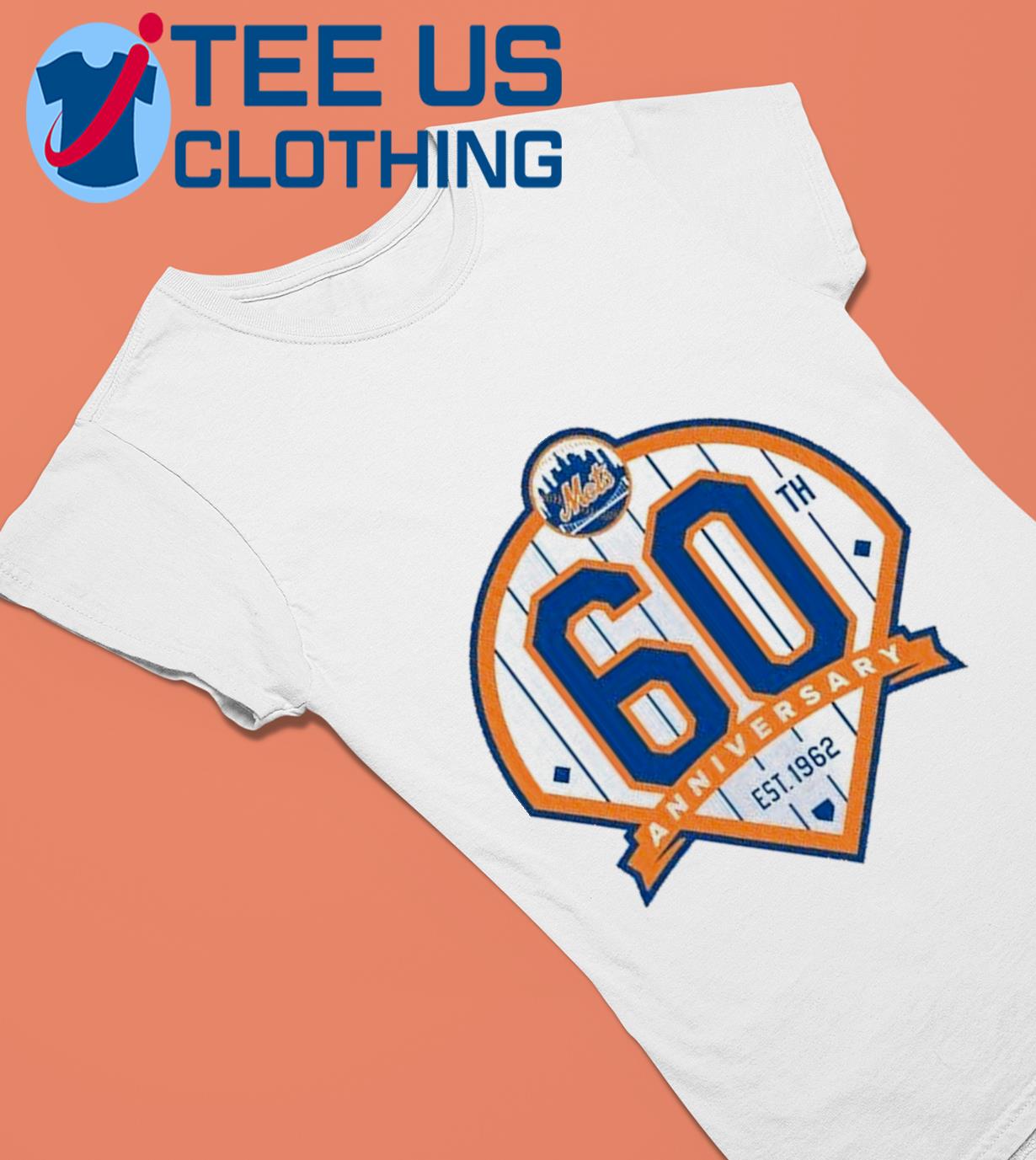 Frank fleming wearing new york mets 60 years anniversary shirt