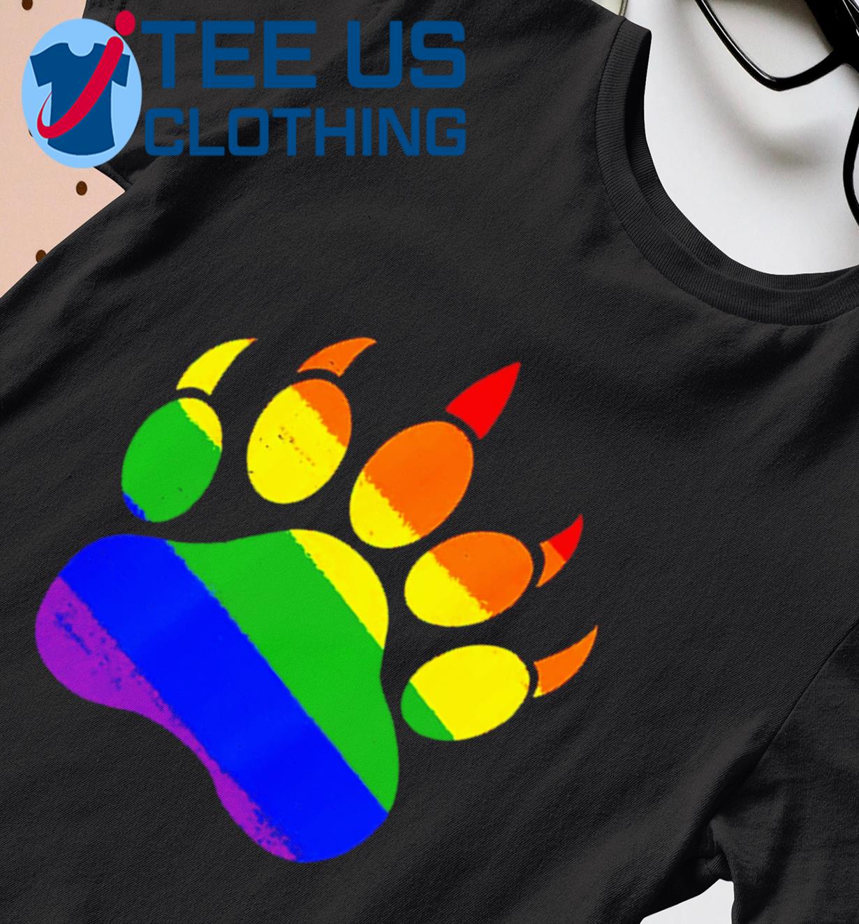 Official Gay bear paw pride LGBT pride polar Cubs T-shirt, hoodie, tank  top, sweater and long sleeve t-shirt