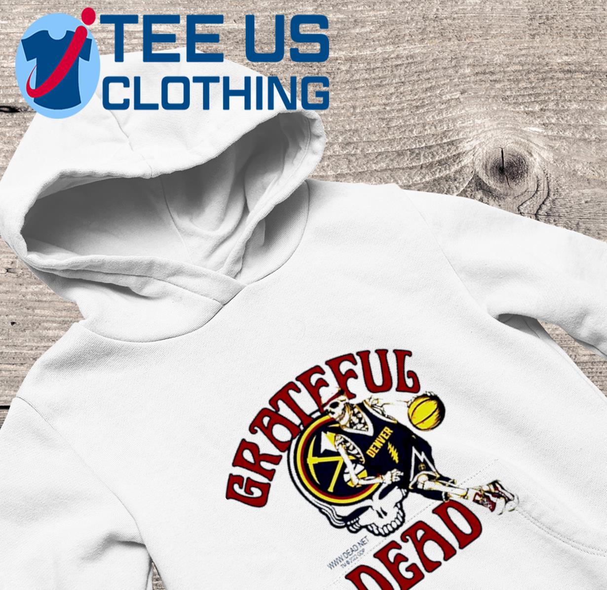 2023 Grateful Dead Denver Nuggets Skull Skeleton T Shirt, hoodie