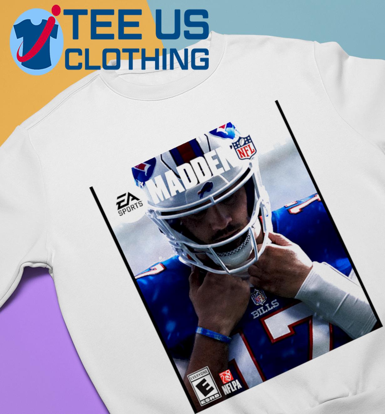 Cheap NFL Football Buffalo Bills player josh allen madden 24 poster shirt,  hoodie, sweater, long sleeve and tank top