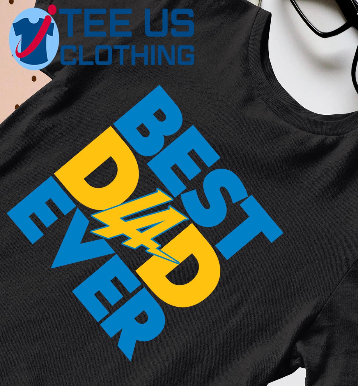 Best dad ever NFL Los Angeles Chargers logo 2023 T-shirt, hoodie, sweater,  long sleeve and tank top