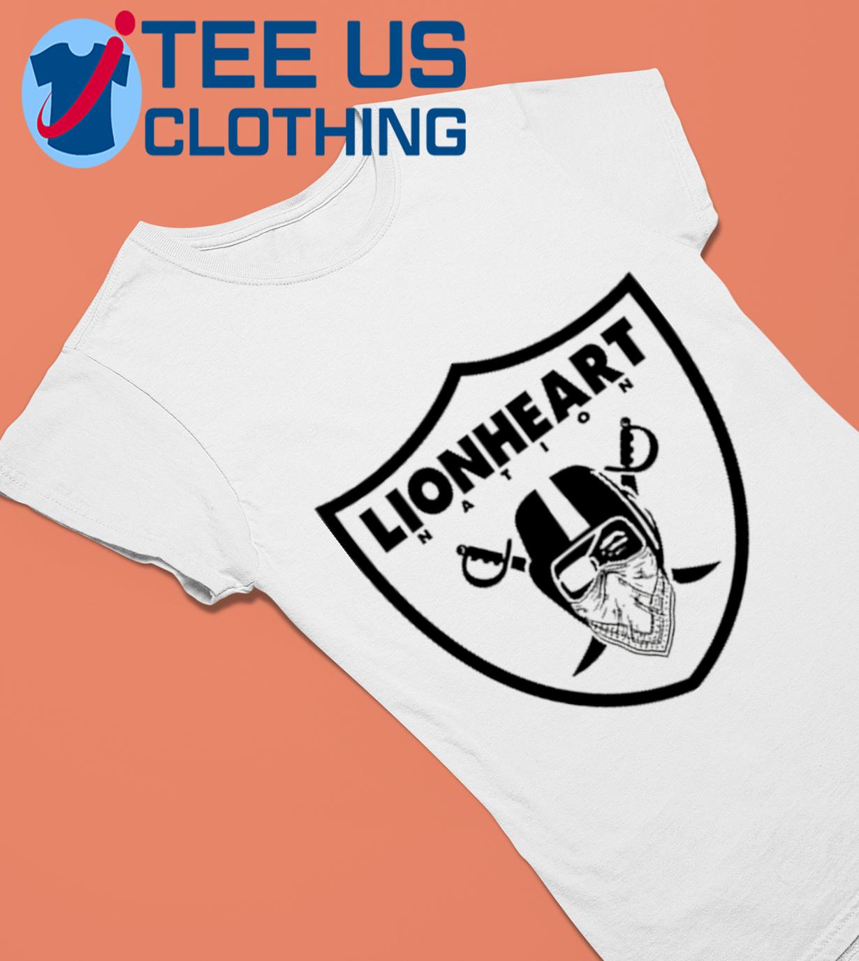 LA Raiders lionheart nation shirt, hoodie, sweater, long sleeve and tank top