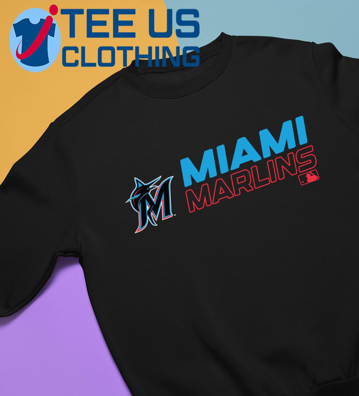 MLB Miami Marlins Men's Long Sleeve Core T-Shirt - S