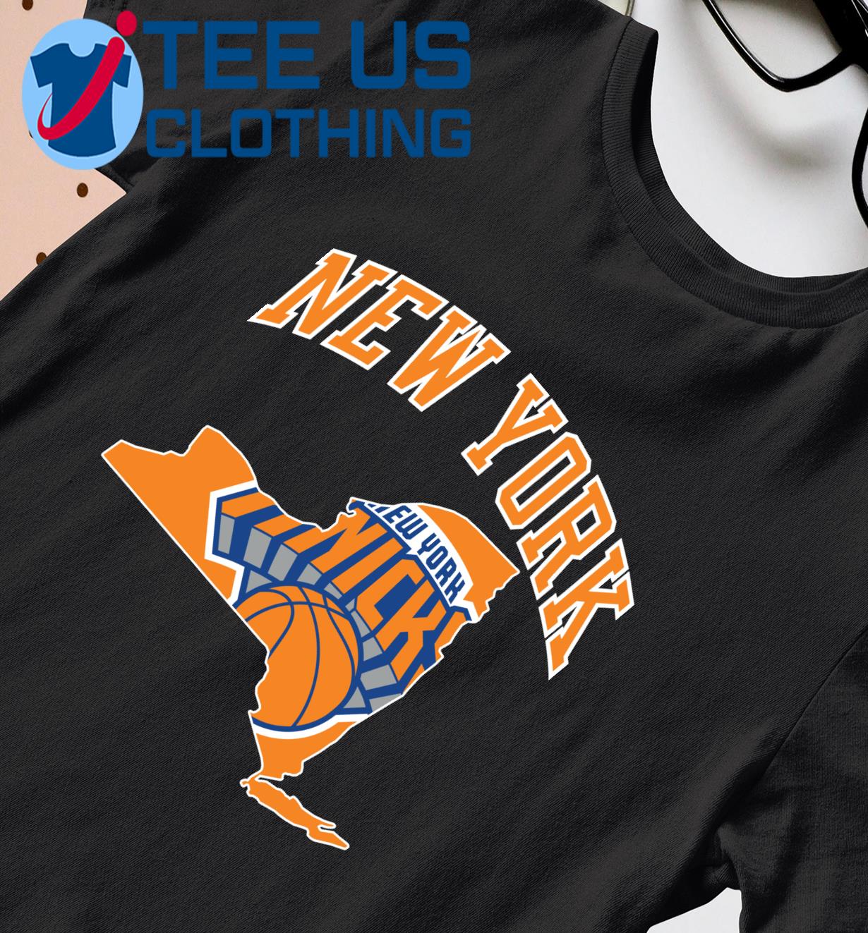 New York Knicks Map logo T-shirt, hoodie, sweater, long sleeve and