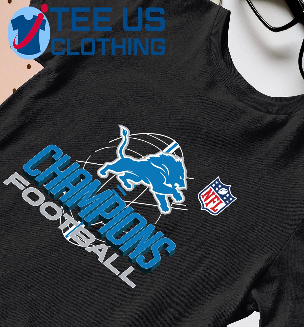 Detroit Lions NFL Champions football logo T-shirt, hoodie, sweater, long  sleeve and tank top