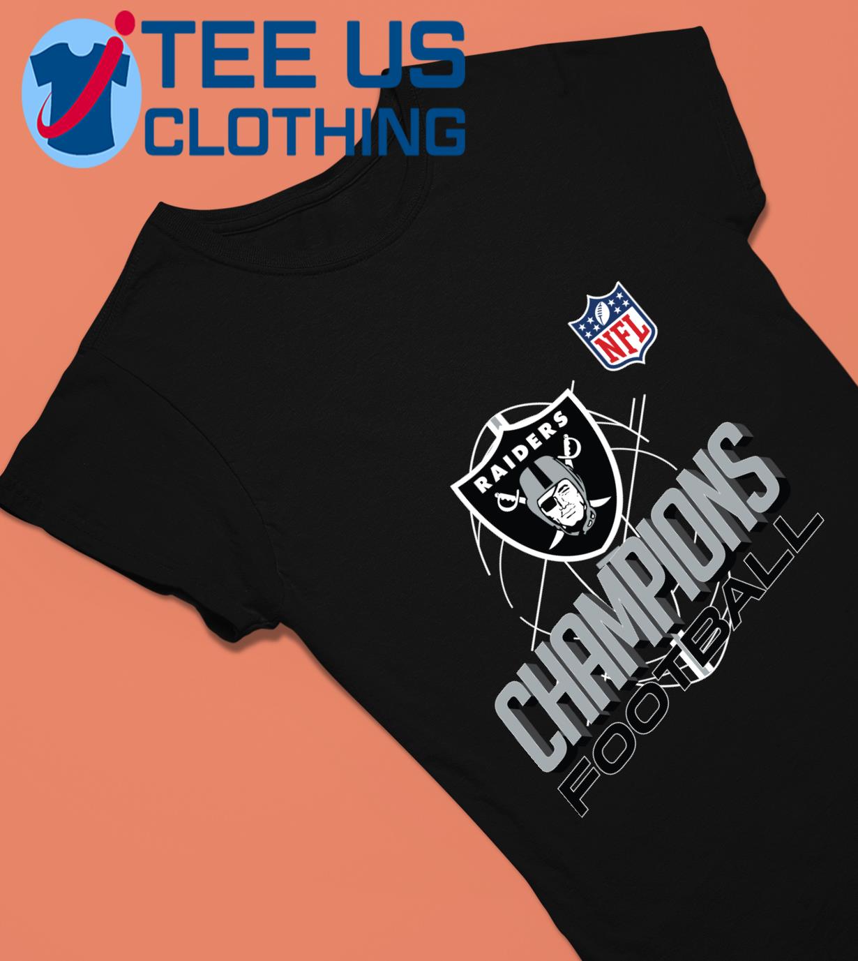 Las Vegas Raiders NFL Champions football logo T-shirt, hoodie, sweater,  long sleeve and tank top