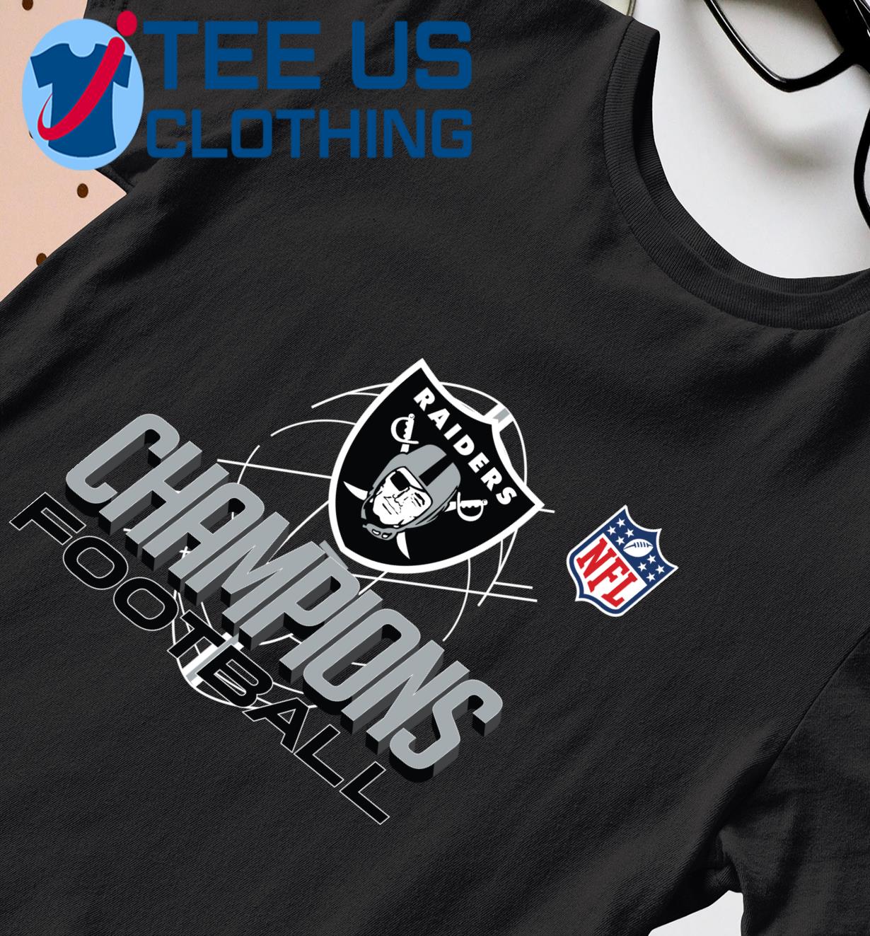 Las Vegas Raiders NFL Champions football logo T-shirt, hoodie, sweater,  long sleeve and tank top