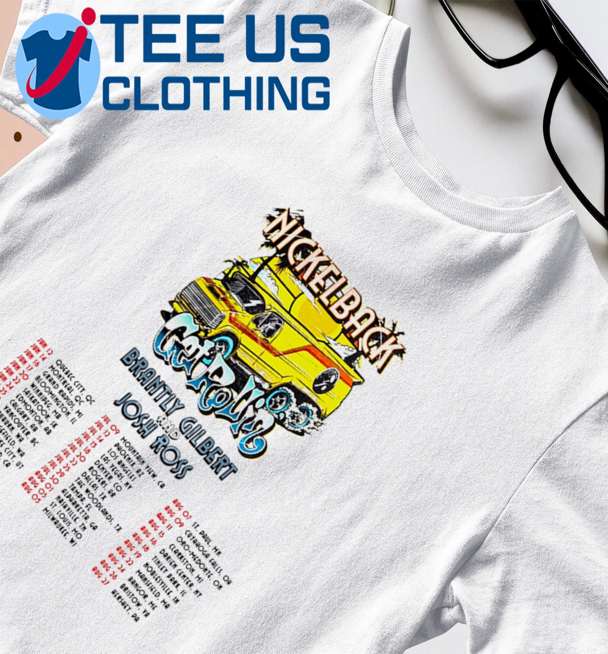 Nickelback Get Rollin Tour 2023 T-Shirts Vintage Band Shirt Sweatshirt  Unisex - AnniversaryTrending