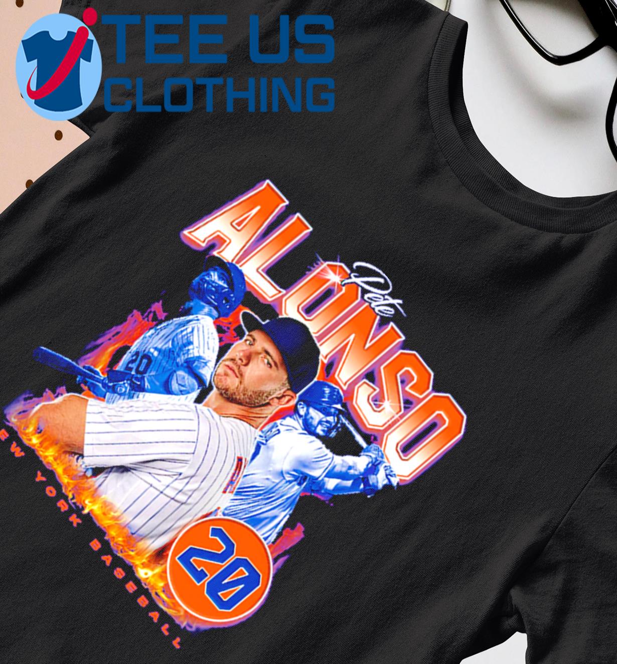 Pete Alonso Baseball Tee Shirt, New York Baseball Men's Baseball T-Shirt