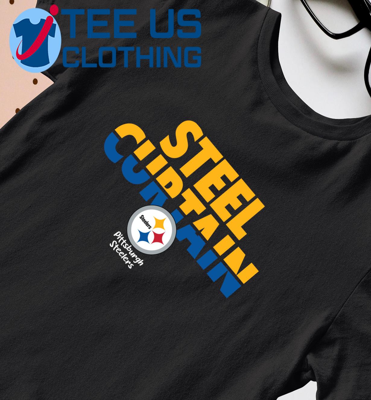 Steel Curtain Logo Pittsburgh Steelers T-shirt, hoodie, sweater, long  sleeve and tank top