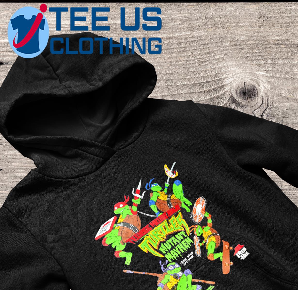 Pizza Hut Teenage Mutant Ninja Turtles Mutant Mayhem See The Movie Shirts, Custom prints store