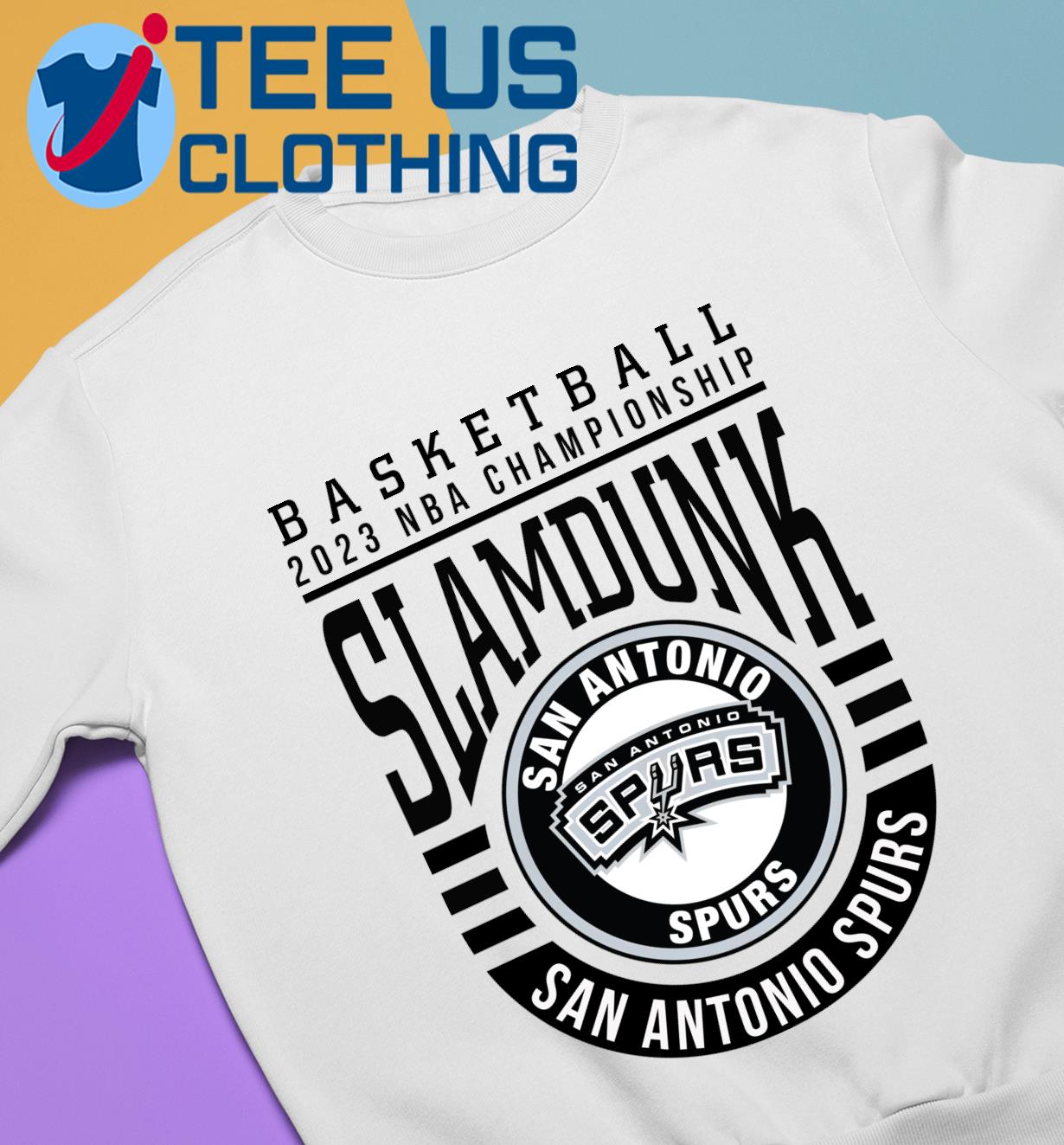 San Antonio Spurs 2023 NBA Championship SlamDunk basketball shirt