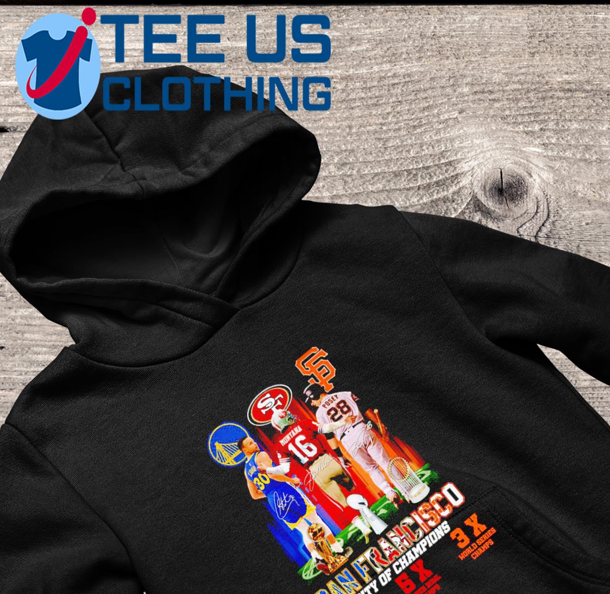 49ers, Giants And Warriors San Francisco City Of Champions Shirt