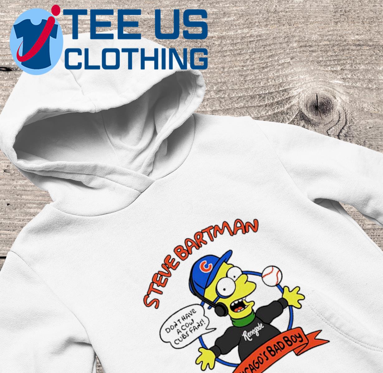 Steve Bartman Chicago's Bad Boy Bart Simpson Shirt, hoodie, sweater, long  sleeve and tank top