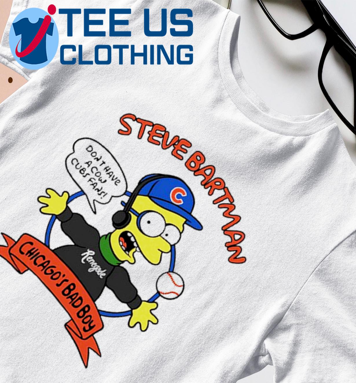 Steve Bartman Chicago's Bad Boy Bart Simpson Shirt, hoodie, sweater, long  sleeve and tank top