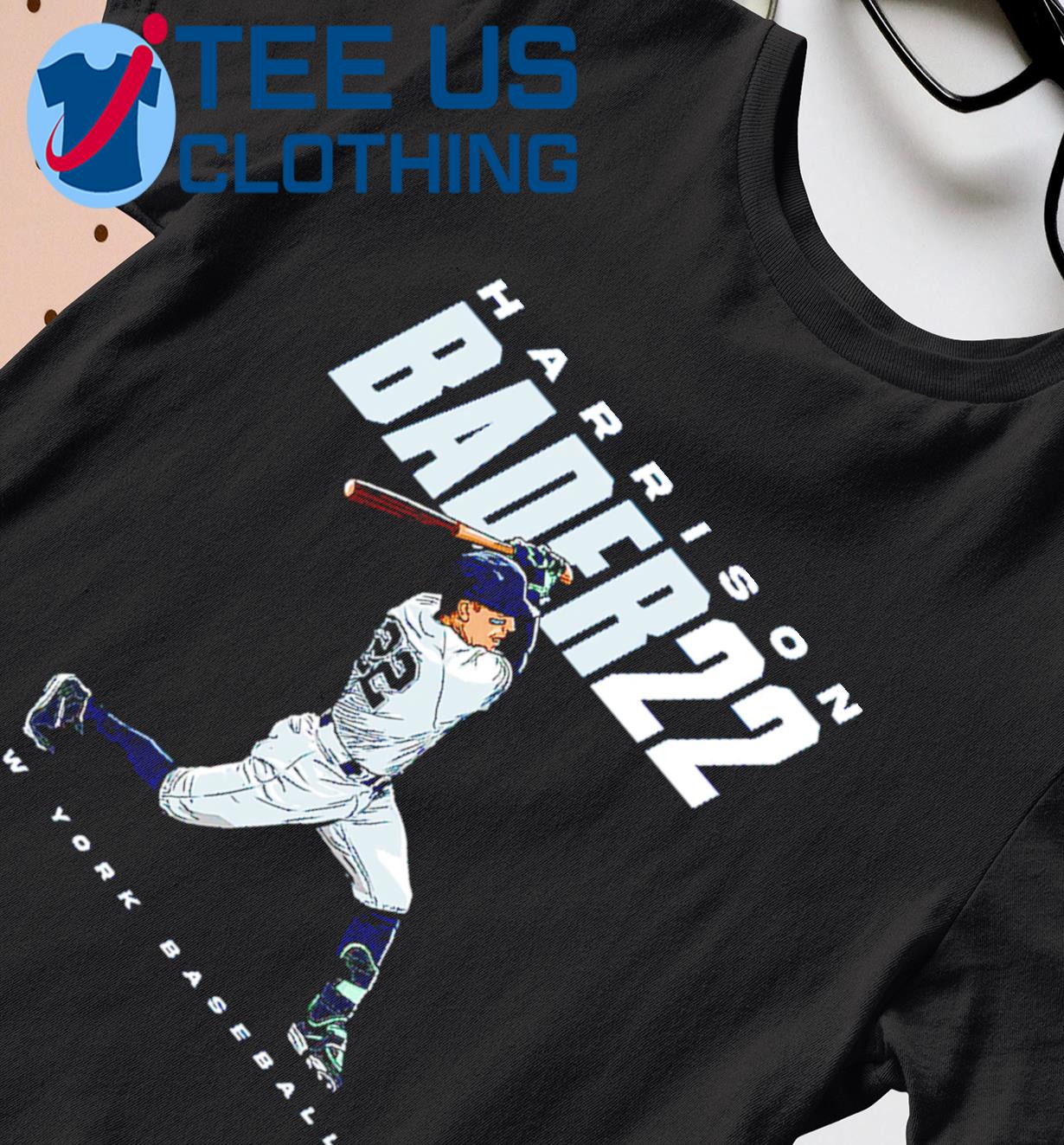 Harrison Bader Baseball Tee Shirt, New York Baseball Men's Baseball T-Shirt