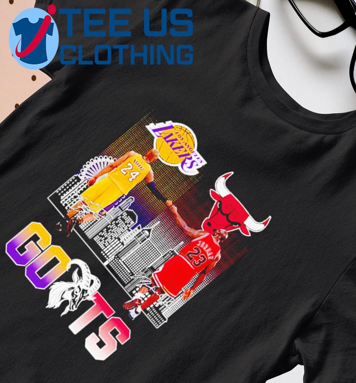 Los Angeles Lakers Kobe Bryant And Chicago Bulls Michael Jordan GOATs T  Shirt, hoodie, sweater, long sleeve and tank top